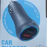Car charger 38w power max pd20w + QC3.0